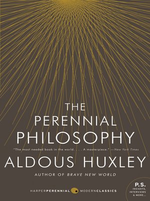 cover image of The Perennial Philosophy